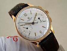 VINTAGE UNIVERSAL GENEVE CHRONOGRAPH 18K ROSE-GOLD 285 CALIBER 38MM FROM 1950