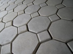 Paver Molds for Concrete, Lot of 14. Interlocking Octagon. Patio,Walkway,Garden - Picture 1 of 7