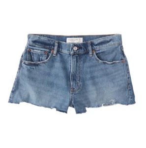 Abercrombie & Fitch donna taglia 35 20 vita media orlo grezzo mamma pantaloncini curvi amore nuovi con etichette - Foto 1 di 8