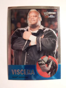 2007 Topps Heritage II Chrome WWE Wrestling Card #30 Viscera - Picture 1 of 2