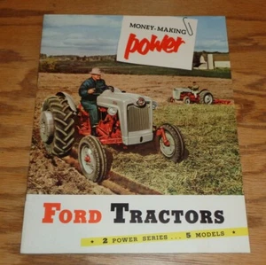 Original 1956 Ford 600 & 800 Tractor Deluxe Sales Brochure 640 650 660 850 860 - Picture 1 of 4