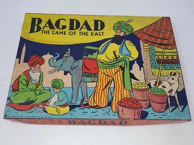 SUPER RARE VINTAGE 1940 BAGDAD The Game Of The East- by Clover Games Inc - Image 1 of 4