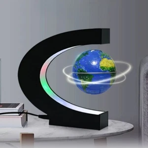 Schwebender Globus Magnetische Weltkugel schwebend rotierend LED Licht Geschenk - Bild 1 von 24