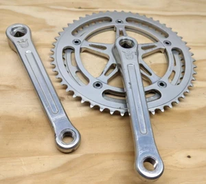 VINTAGE Sugino Mighty Competition Crankset - 171mm - 51/44 Double - Road - Picture 1 of 19