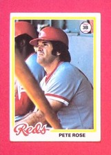 1978 Topps Baseball Card #20 Pete Rose
