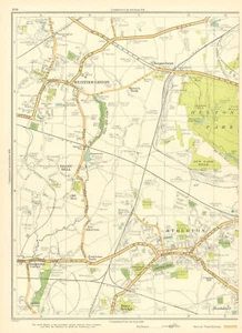 LANCASHIRE Westhoughton Daisyhill Atherton Hulton Park Howebridge 1935 old map - Picture 1 of 1