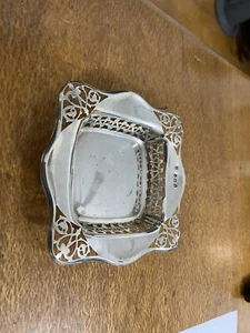 Reticulated Sterling Silver Bowl - Picture 1 of 7