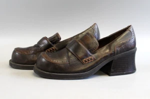 ZAPATOS DE TACÓN GRUESO PLATAFORMA IMITACIÓN CUERO LADO ESTE INFERIOR DE COLECCIÓN PARA MUJER talla 9.5W - Imagen 1 de 8