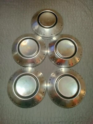 "Cinco (5) tapacubos plato perro American Motors AMC Javelin Hornet 1969-1974 10"" OEM"  Foto 1 de 4