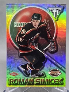 2000-01 Pacific Private Stock Titanium Draft Day #162 Roman Simicek 0784/1000 - Imagen 1 de 2