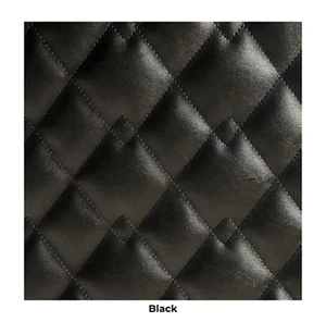 Tela acolchada de doble diamante de cuero de 140 cm de ancho para áreas de asientos autos furgonetas - Imagen 1 de 9