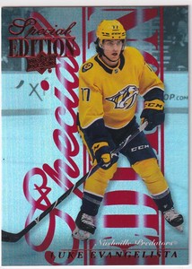 2023-24 UPPER DECK SPECIAL EDITION RED PARALLEL #20 LUKE EVANGELISTA  (1:180)