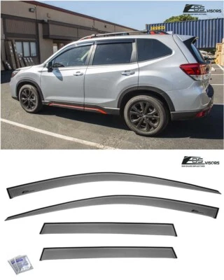 Para Subaru Forester 19-24 | JDM Cinta-On Ventana Lateral Visera Deflector Protectores de Lluvia Foto 1 de 4