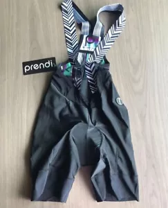 Pantalones cortos con tirantes PRENDI para mujer color negro ropa de bicicleta antideslizante talla L - Imagen 1 de 6