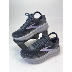 Brooks Ghost Max 2 Damen Laufschuhe grau lila Weite D Größe 7,5 - Bild 1 von 9