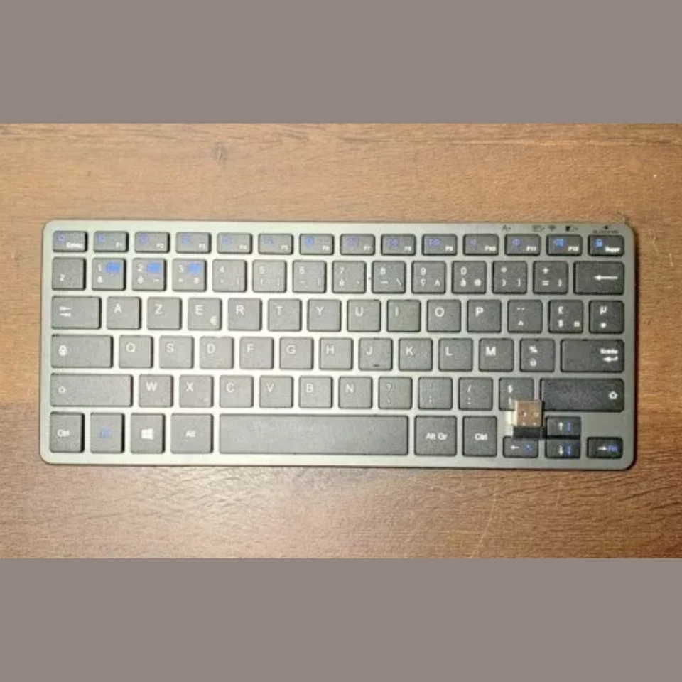 Kabellose Bluetooth-Tastatur, Mini-Tastatur, Bluestork, französische Version - Bild 1 von 1