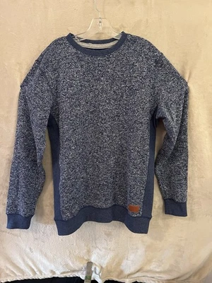 Quicksilver пуловер свитер размер Lg синий/белый - Изображение 1 из 4