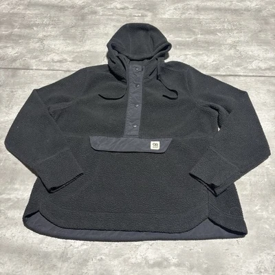 Chaqueta polar Outdoor Research Grayland para mujer XL negra con botones a presión pulóver Foto 1 de 4