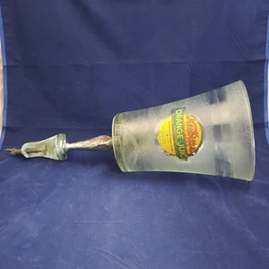 Nesbitt’s Orange Juice Frosted Glass Dispenser Vintage Advertising Display - Picture 1 of 7