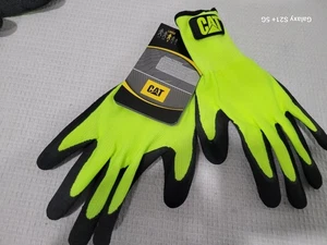 Herren Handschuh Katze Poly Coated Hi Visible - Bild 1 von 3