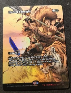 Hunter's Insight - Foil - Borderless - Eternal Legal - MAR - EN - NM - 0035 - Picture 1 of 1