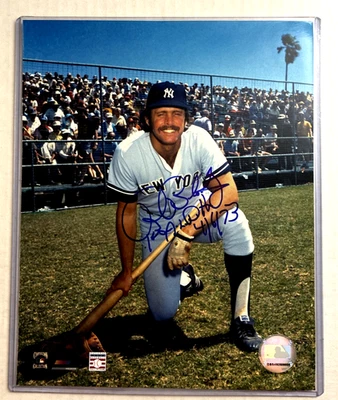 Ron Bloomberg- Signed Autographed Auto 8x10. IP Auto Insc. 1st AL DH. Will Pass - Image 1 of 4