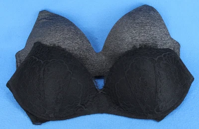 Victoria Secret Inalámbrico Ligeramente Forrado y Acolchado Camiseta Sujetador Lote Talla 36D #SS71 Foto 1 de 4