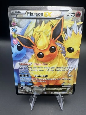 Flareon EX Full Art RC28-32 Pokémon Generations: Radiant Collection Holo 2016 - Image 1 of 4
