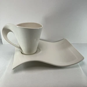 Villeroy & Boch New Wave #1748 Espressotasse und Teller Set Germany Top Zustand - Bild 1 von 15