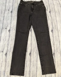 Madewell The Mid Rise Perfect Vintage Jean Lunar Wash Black NB073 27 TALL - Picture 1 of 6