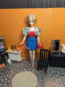 Vintage Barbie Clone Outfit - Skirt, Top, Bolero Jacket, Shoes, Purse + - Picture 1 of 23