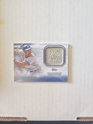 2021 Topps Update Series - Topps 70th Anniversary Patches Dave Winfield - Image 1 of 4
