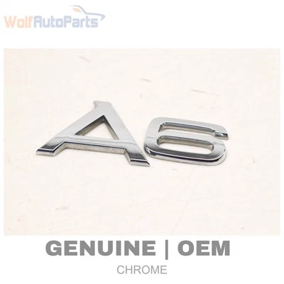 2005-2024 AUDI A6 QUATTRO - REAR Trunk Emblem / Badge (A6) 4F0853741 - Image 1 of 4