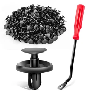 100 Pcs 7Mm Fastener Clips Remover For Toyota Lexus Engine Cover Splash Shield - Picture 1 of 9