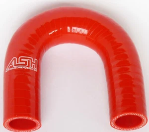 180° degree, silicone sheet, ID 68 mm, radiator hose sheet, LLK silicone hose, RED - Picture 1 of 6