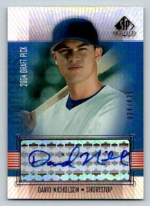 2004 SP Prospects Autograph Bonus #DN David Nicholson \475 (ref 179746) - Picture 1 of 2