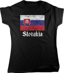 Flag of Slovakia, Slovak Flag, Slovak Pycha Women's T-shirt - Picture 1 of 11