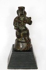 Chaim Gross, Standing Woman, Bronze Sculpture, signature inscribed