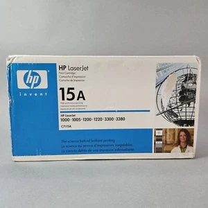HP 15A LaserJet C7115A Schwarz Tonerkartusche Original Neu im Karton 1000 12000 3300 1220 - Bild 1 von 6