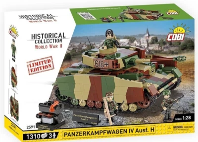 COBI 2591 Panzerkampfwagen IV Ausf H Schurzen camo Limited Edition 1:28 LAST ONE - Image 1 of 4