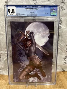 Immortal Red Sonja 2022 Comic Book #3 [1:30 Yoon Virgin Incentive Cgc 9.8 Fresh - Picture 1 of 3
