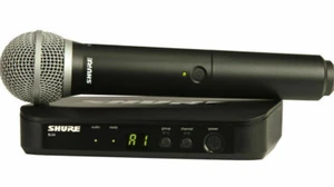 Sistema vocal inalámbrico Shure BLX24/PG58 J11, PG58 transmisor de micrófono de mano - Imagen 1 de 6
