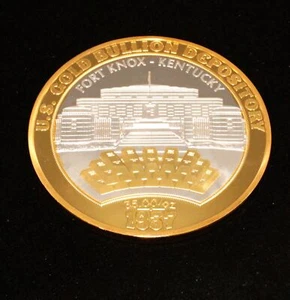 The American Mint U.S. History of Gold Series - Fort Knox Jumbo Coin - Picture 1 of 7