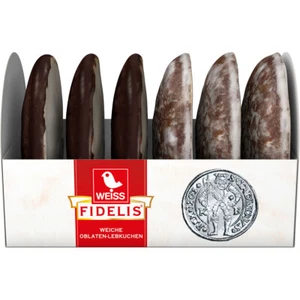 Weiss Fidelis Oblatenlebkuchen 2 verschiedene Sorten Lebkuchen 200g - Picture 1 of 1