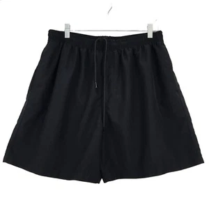 RS Surf Vintage 90's Swim Shorts Men's Size 2X Elastic Waist Lined Y2K Black - Picture 1 of 5
