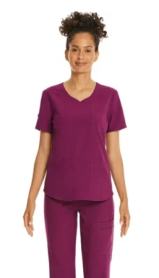 Blusa Médica Scrubstar Core Essentials Sweetheart para Mujer Cuello en V Talla XL Foto 1 de 4