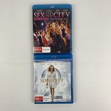 SEN AND THE CITY 1 & 2 Sarah Jessica Parker Blu-Ray Mint Disc Free Tracked Post