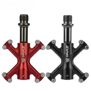 MTB Road Bicycle Pedals 3 Bearing Seal Ultralight Aluminum Anti Slip Footboard - Picture 1 of 19