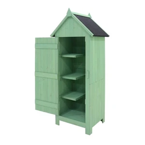 Geräteschrank Wilbur Grün Bitumendach Outdoor HTI-Living - Bild 1 von 6