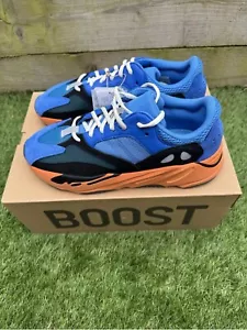 Adidas Yeezy Boost 700 - Bright Blue - UK 8.5 *Brand New* 🔵🟠 - Picture 1 of 5